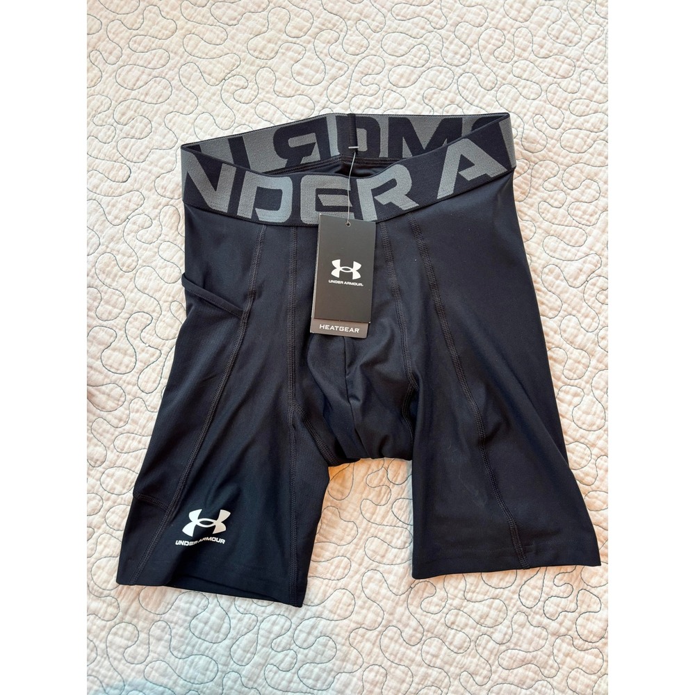 Under Armour‎ Mens HeatGear Compression Shorts Black Training Shorts Small